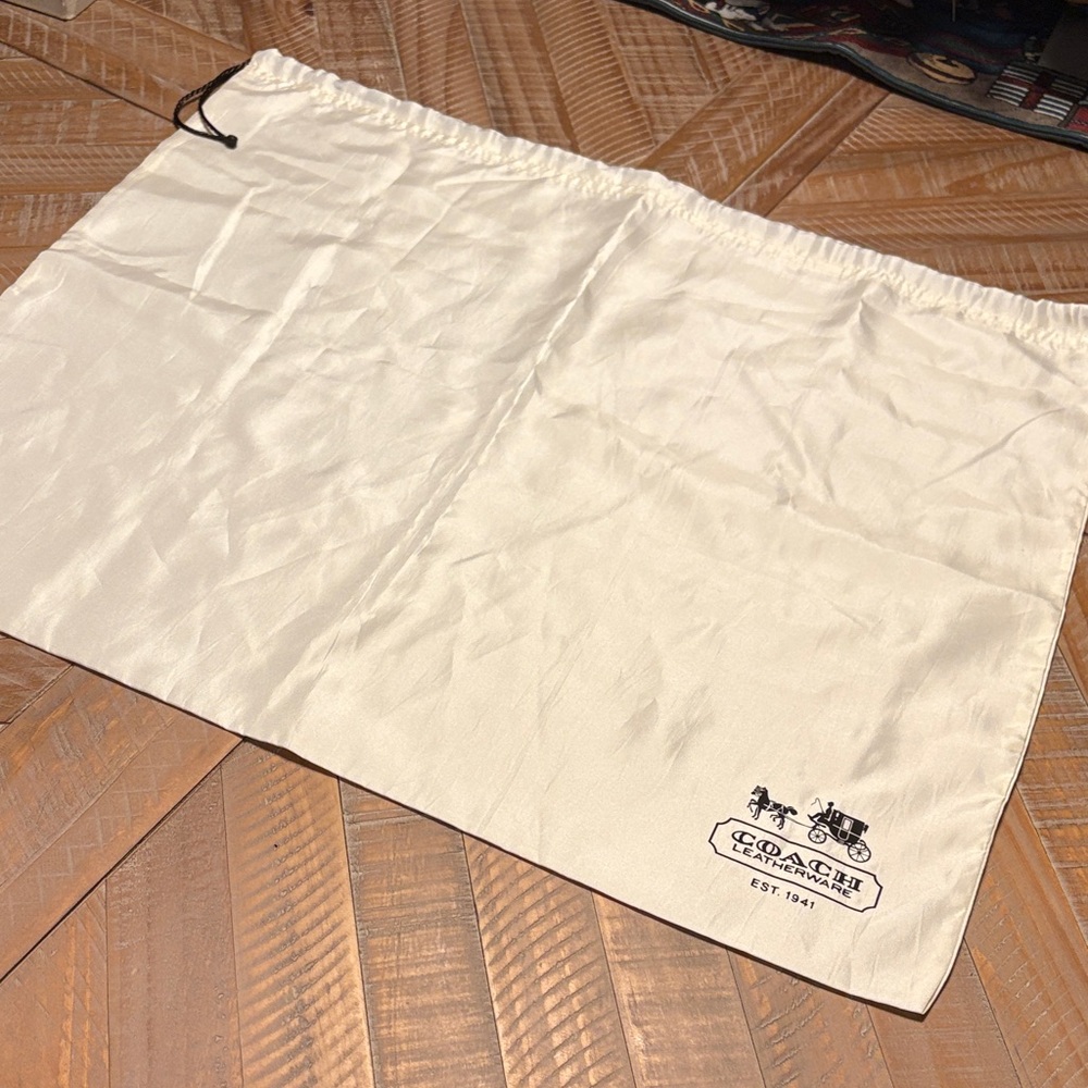 Coach Satin Drawstring Bag